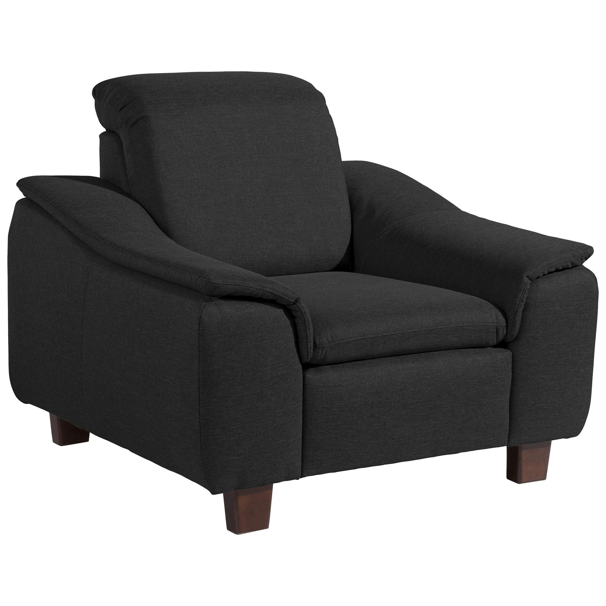 58aufmkessel Polstersessel Schwarz 87x82x100 cm
