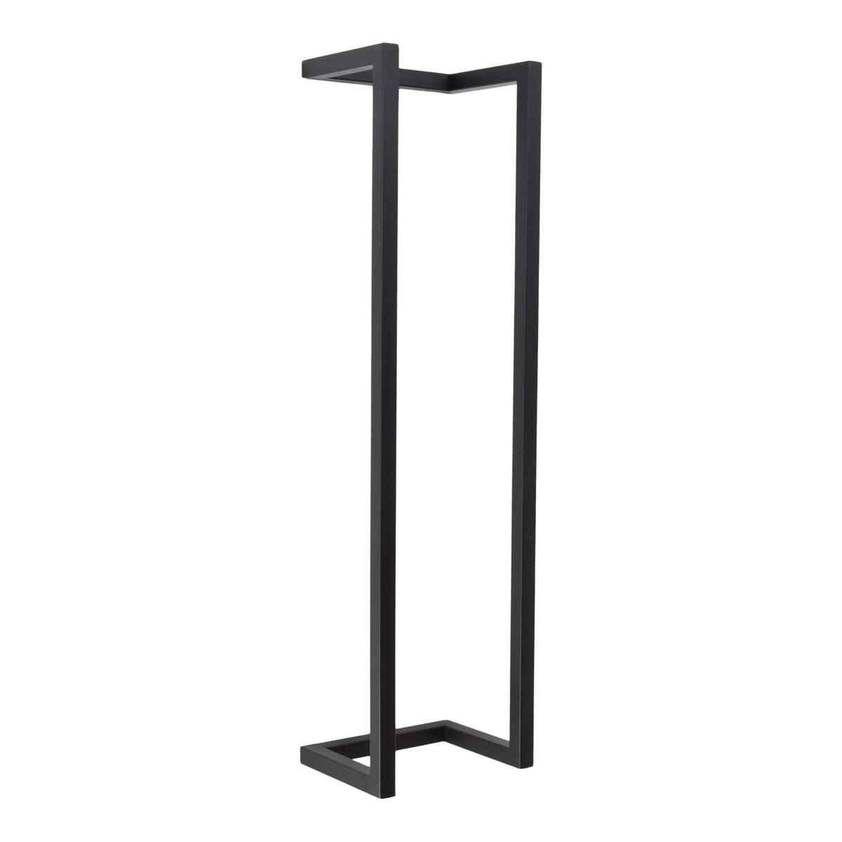 HANDTUCHSTÄNDER Fester Schwarz - Schwarz, Metall (25/95/20cm) - LOFT42