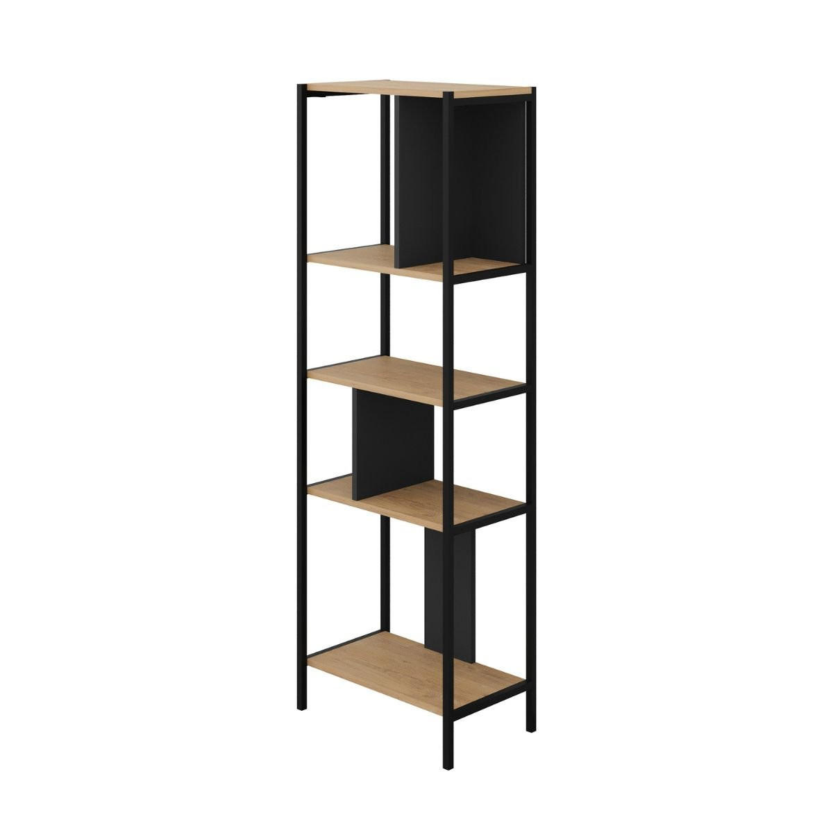 REGAL mit Metallbeinen H175 cm - Alabama - Apfelbaumfarben, Holzwerkstoff (35/175/58cm) - Calicosy