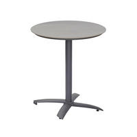 GARTENTISCH Ohio Ø70x70 cm, Metall-Stein, Anthrazit - Anthrazit, Metall (70/70/70cm) - dasmöbelwerk