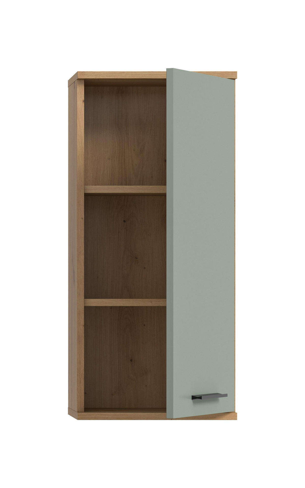 HÄNGESCHRANK Flint (B/H/T: 35x77x25 cm) in Salbei und Artisan Eiche Nachbildung - Eiche Artisan, Holzwerkstoff (35/77/25cm) - Homes & Jones