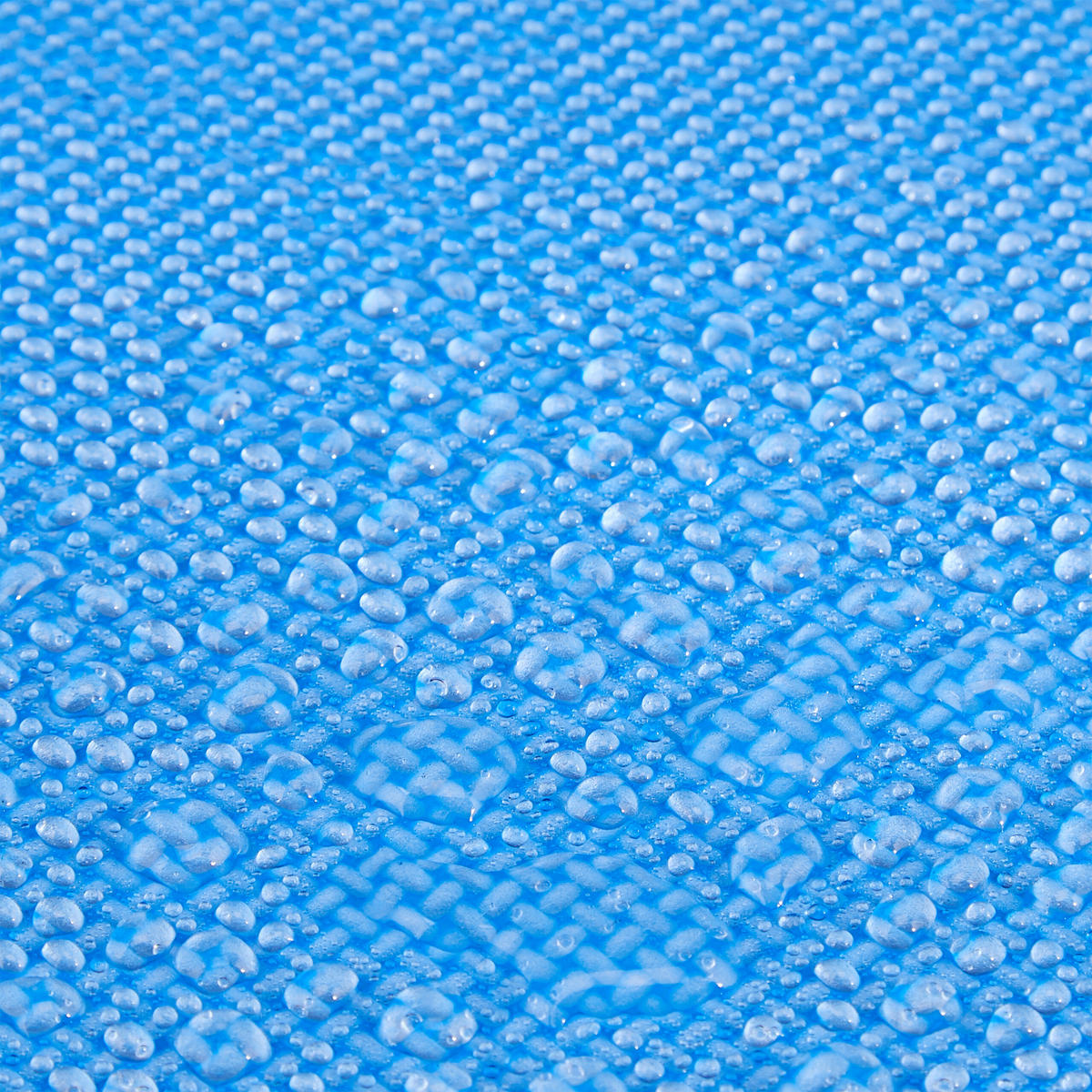 24XBODENSCHUTZMATTE - Blau, Kunststoff (30/30cm) - Relaxdays