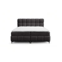 BOXBETT Sophie In Rolf - Anthrazit, Holzwerkstoff/Textil (100/200cm) - Fun Möbel