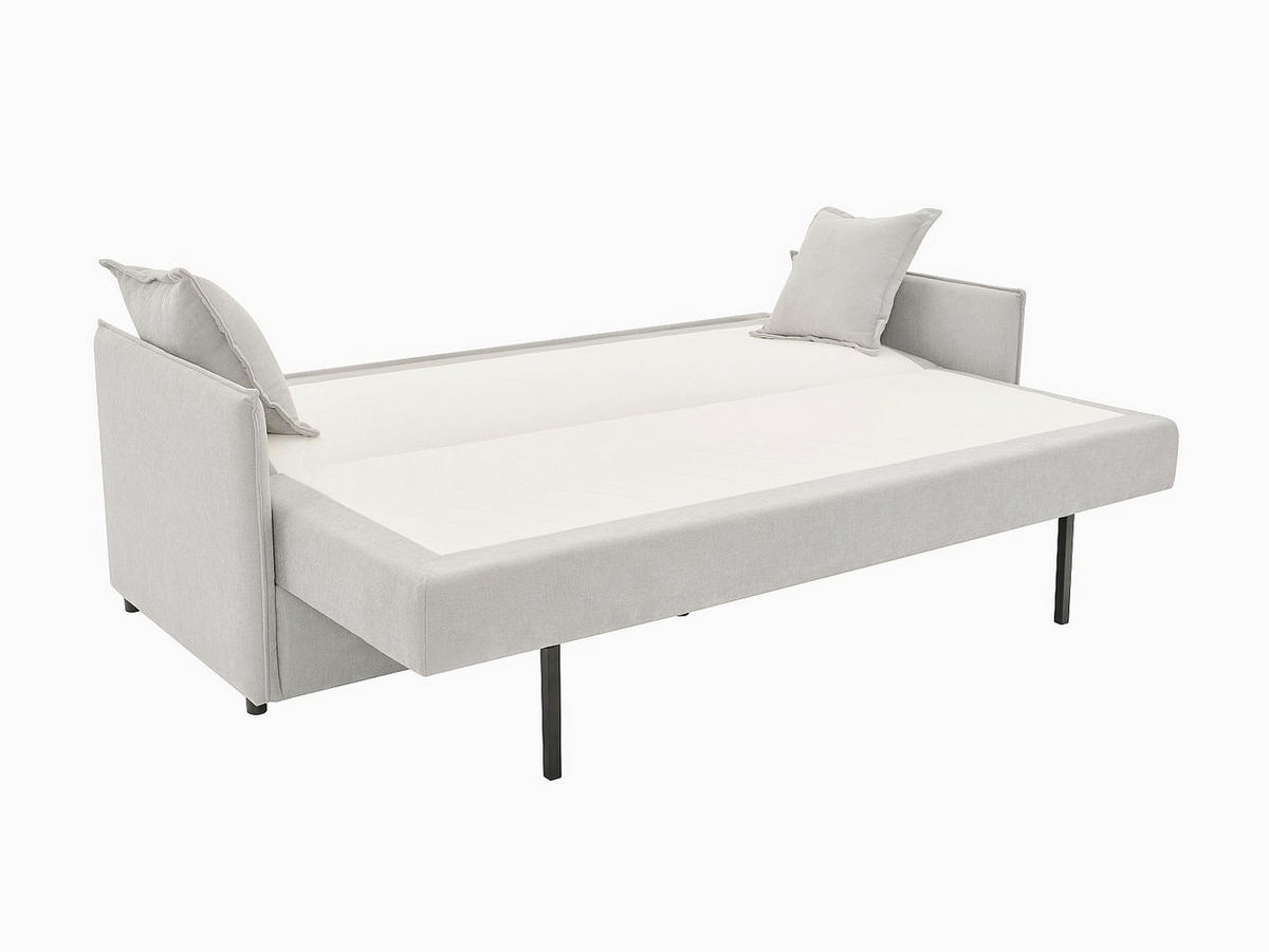 SCHLAFSOFA - 3 Personen - stoff - beige Seraba - Beige, Kunststoff/Textil (204/92/82cm) - Vente-Unique