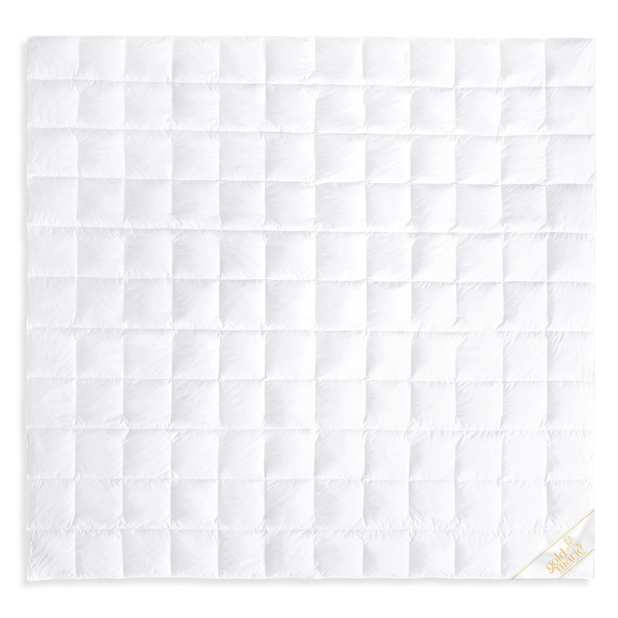 SOMMERBETTDECKE MARIE Entendaunen leicht - Weiß, Naturmaterialien/Textil (240/220cm) - Goldmarie 