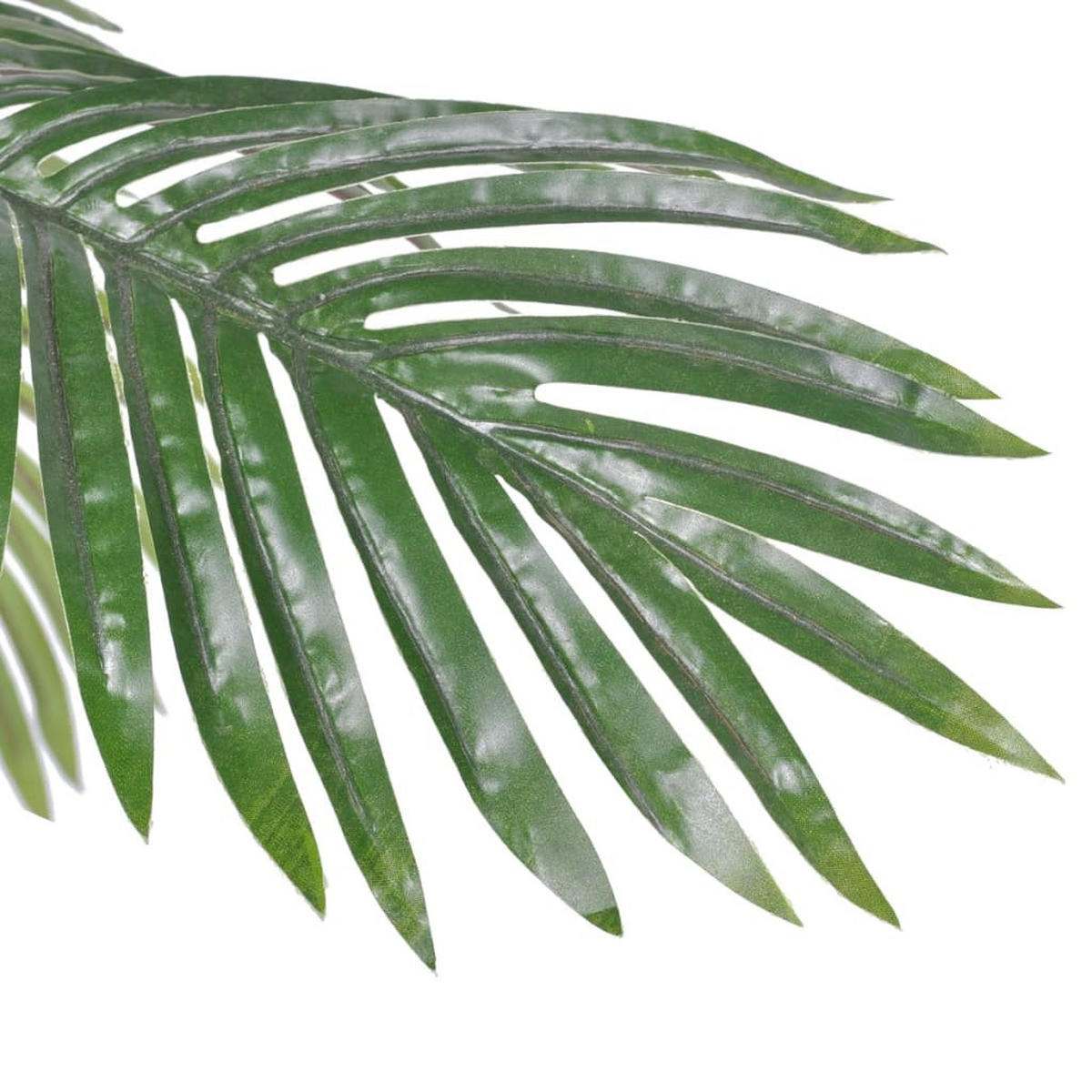 KÜNSTLICHE Pflanze Cycas-Palme 150 Cm - Schwarz/Braun, Holz/Kunststoff (150cm) - vidaXL