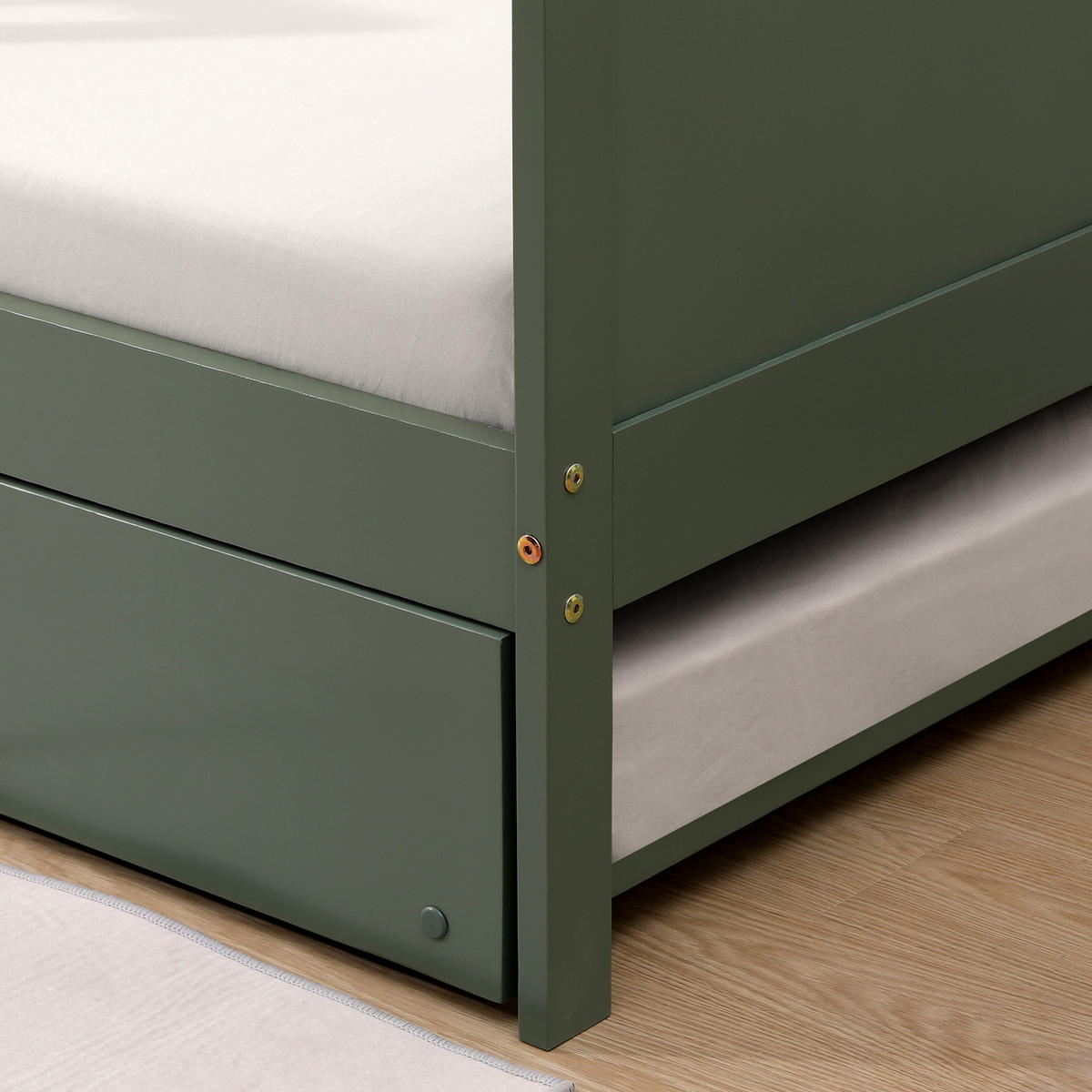 KINDERBETT Adam Grün 190/90 cm - Grün, Holz - Happy Garden