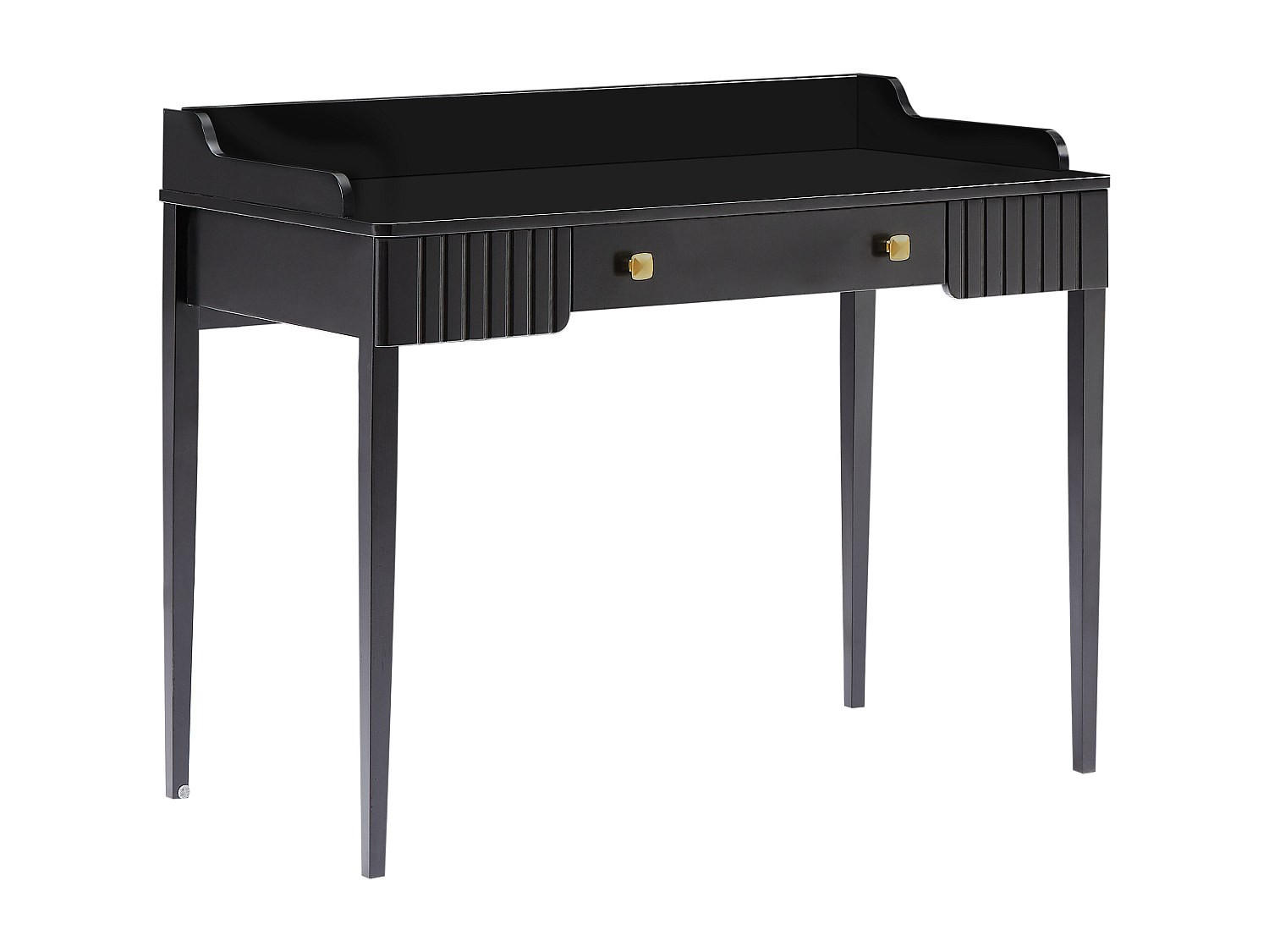 Vente-Unique KONSOLENSCHREIBTISCH Schwarz 110cm × 60cm × 85cm