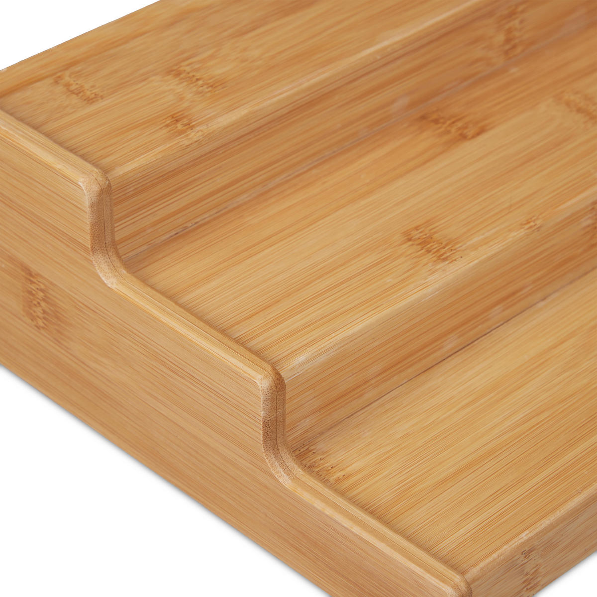 GEWÜRZREGAL - Hellbraun, Holz (38/9/22cm) - Relaxdays