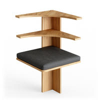 ESSZIMMER-ECKBANK Roman Sandeiche 43.5 x 43.5 cm - Anthrazit/Eiche Wotan, Holzwerkstoff (43.5/78/43.5cm) - Vicco