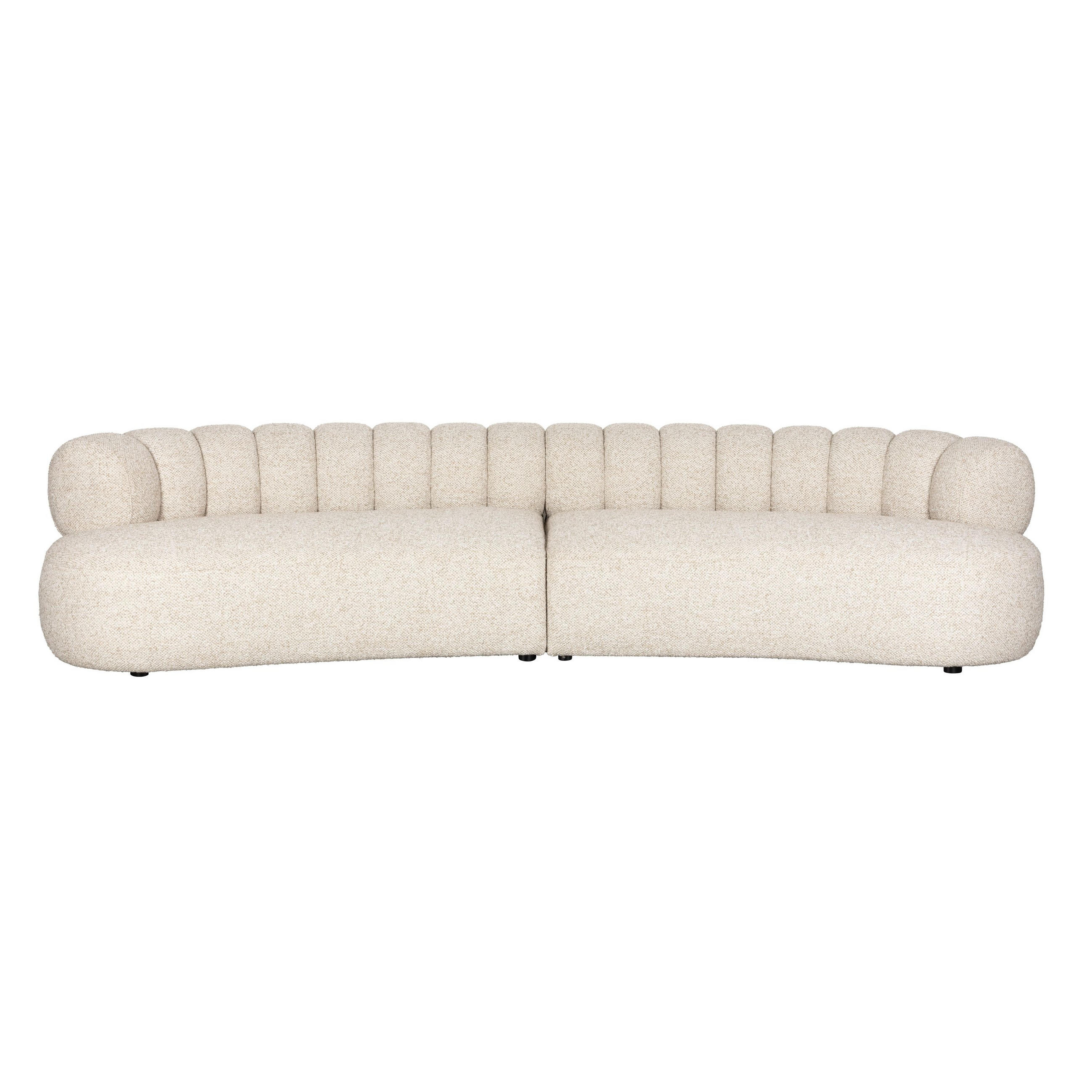 SOFA 4,5-SITZER Duvane Beige - Beige, Kunststoff (310/68/114cm) - Dutchbone