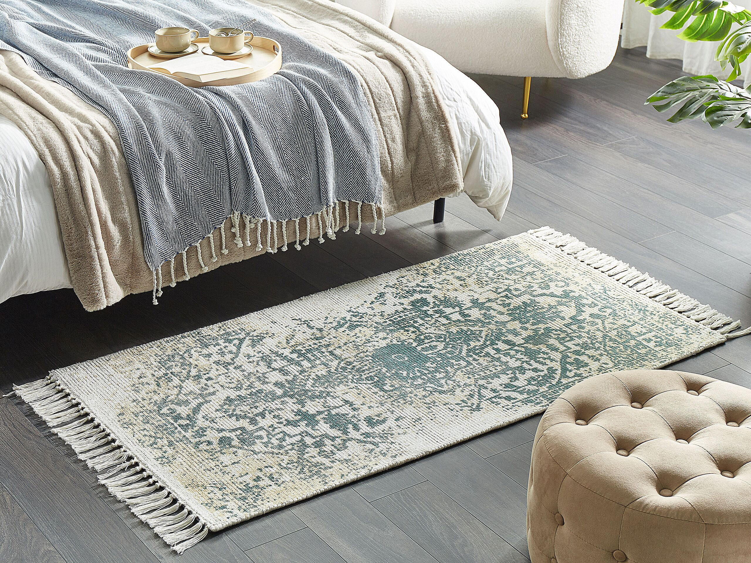 VINTAGE-TEPPICH Boyali 150/80 cm - Beige, Naturmaterialen (80/150cm) - Beliani