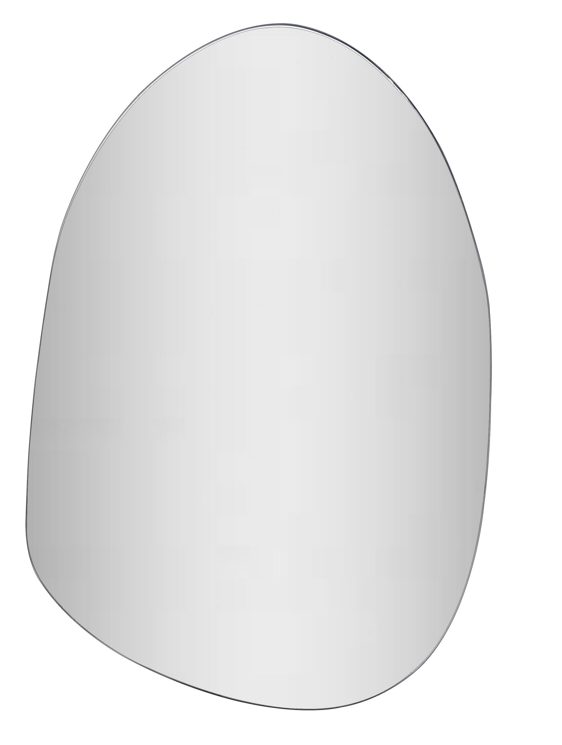 WANDSPIEGEL Oliv Schwarz - Schwarz, Metall (65/95/3cm) - Fragix