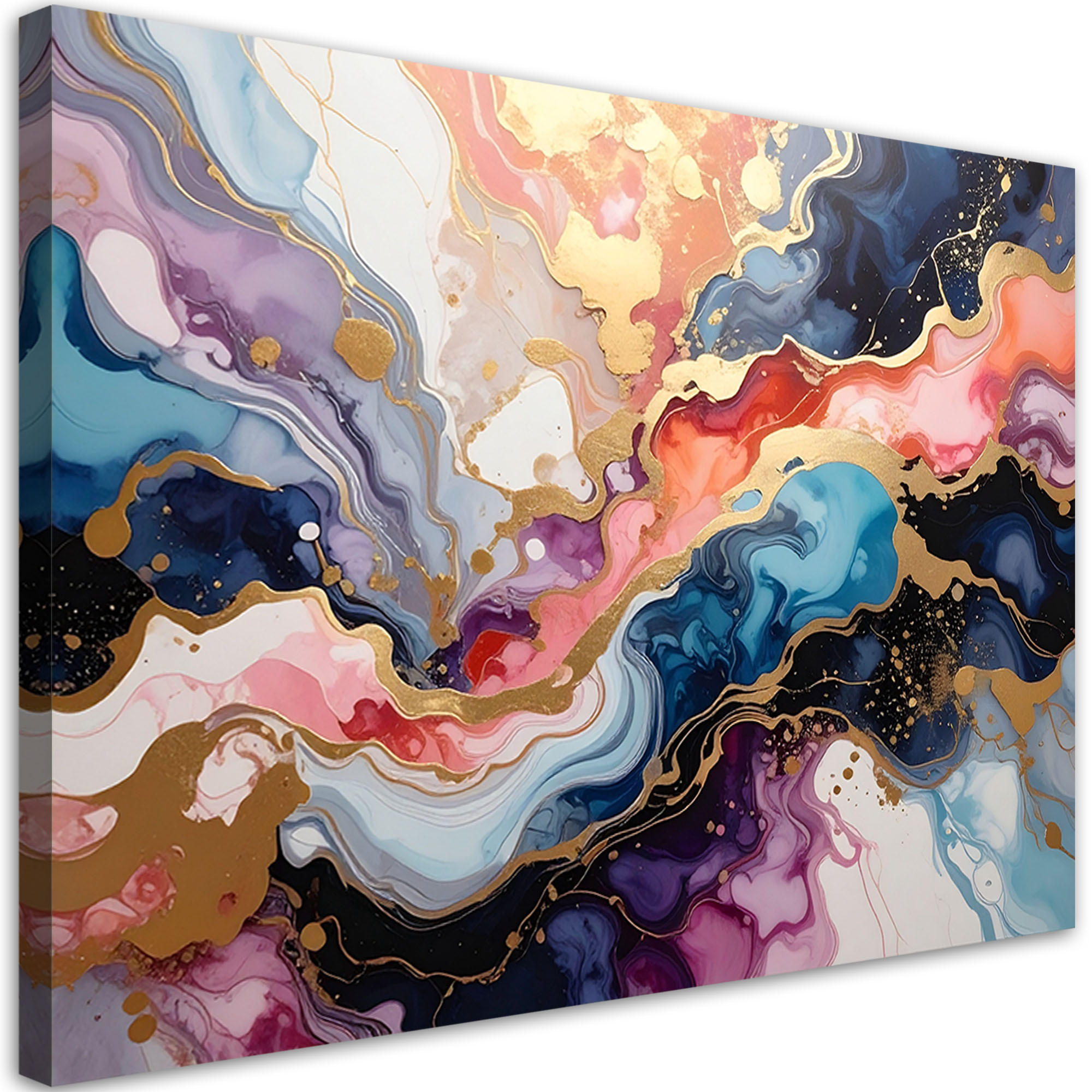 Feeby Wandbild, Mehrfarbig 90x60 cm