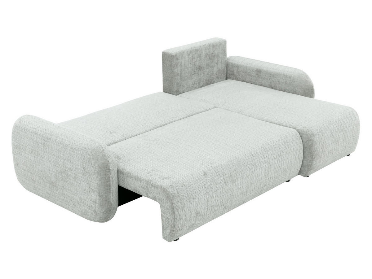 ECKSCHLAFSOFA Gizefa - Dunkelbraun/Schwarz, Holz/Kunststoff (233/147cm) - MIRJAN24