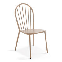 GARTENSTUHL, Taupe - Taupe, Metall (52/94/56cm) - Oviala