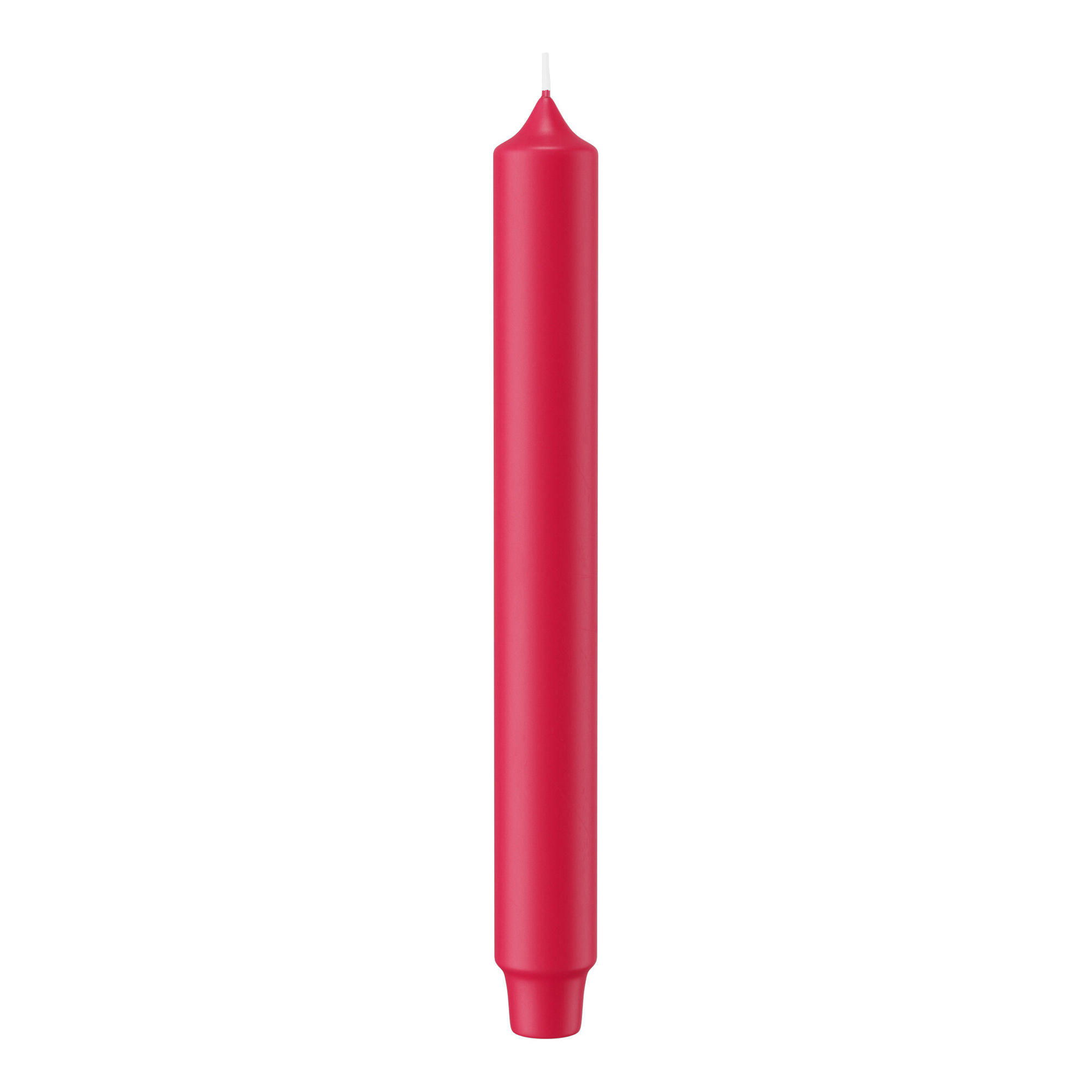 PUNCHKERZEN Magenta 249 x Ø 28 mm, 8 Stück - Magenta, Paraffin (2.8/24.9/24.9cm) - Wiedemann Kerzen