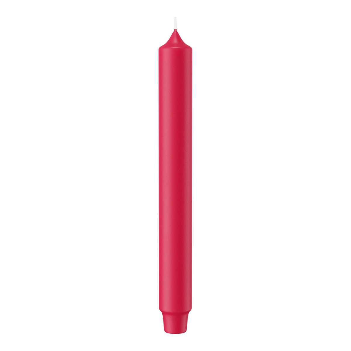 PUNCHKERZEN Magenta 249 x Ø 28 mm, 8 Stück - Magenta, Paraffin (2.8/24.9/24.9cm) - Wiedemann Kerzen