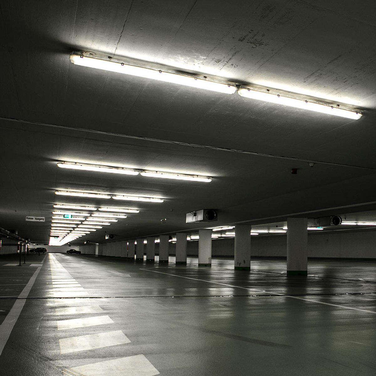 LED DECKENLEUCHTE Wannenleuchte Weiß - Weiß, Kunststoff (150/6.5/5.8cm)