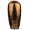 DEKOVASE Terrakotta gold Lorca - Kupferfarben, Stein (48cm) - Beliani