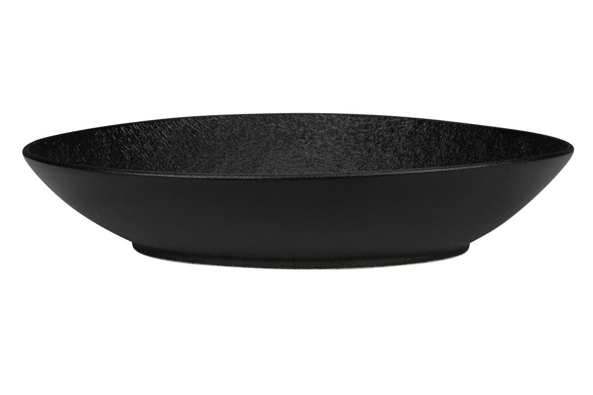 SUPPENTELLER Haruki in Schwarz - Schwarz, Keramik (25.3/22.3/5.1cm) - Mömax