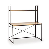 SCHREIBTISCH 120/60/138 Carmen schwarz - Schwarz, Holzwerkstoff (60/120/138cm) - VS Venta-stock