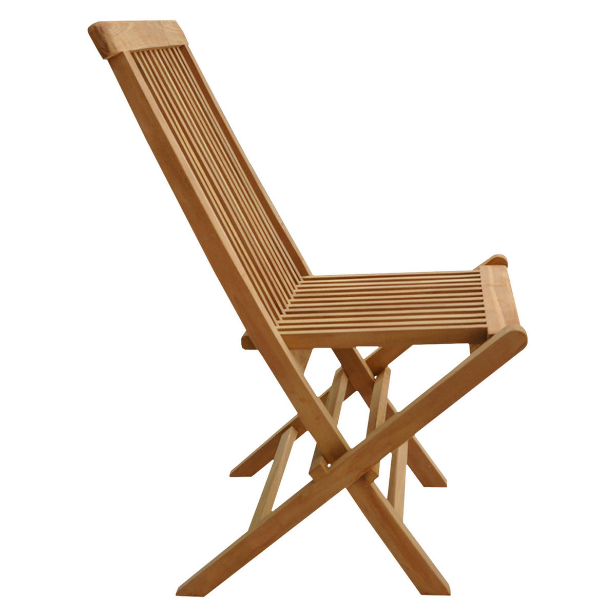 GARTENSTÜHLE Lombok 6er-Set - Braun, Holz (45/90/40cm) - Happy Garden