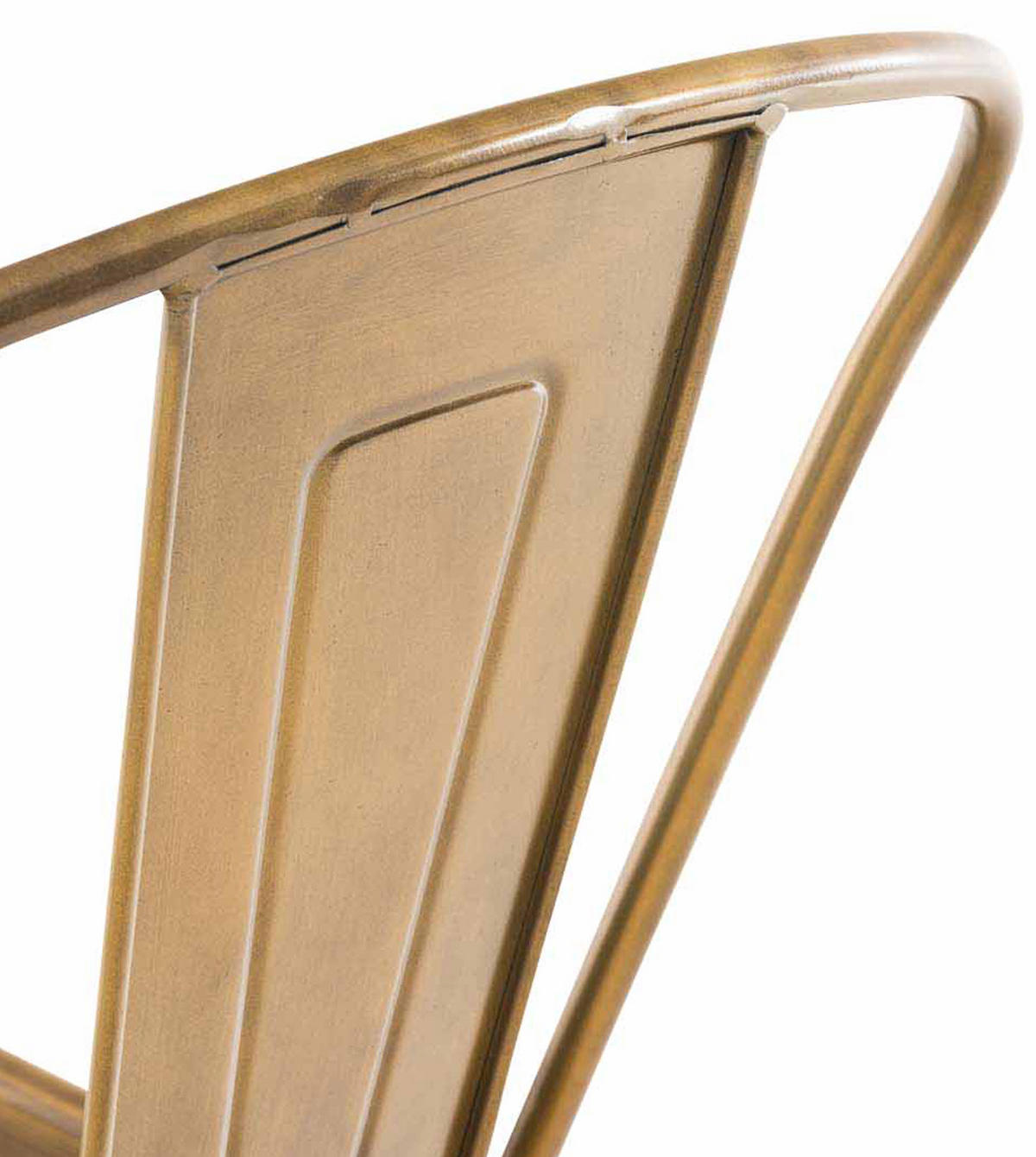 BARHOCKER 4er Set Metall gold - Goldfarben, Metall (44/115/52cm) - CLP