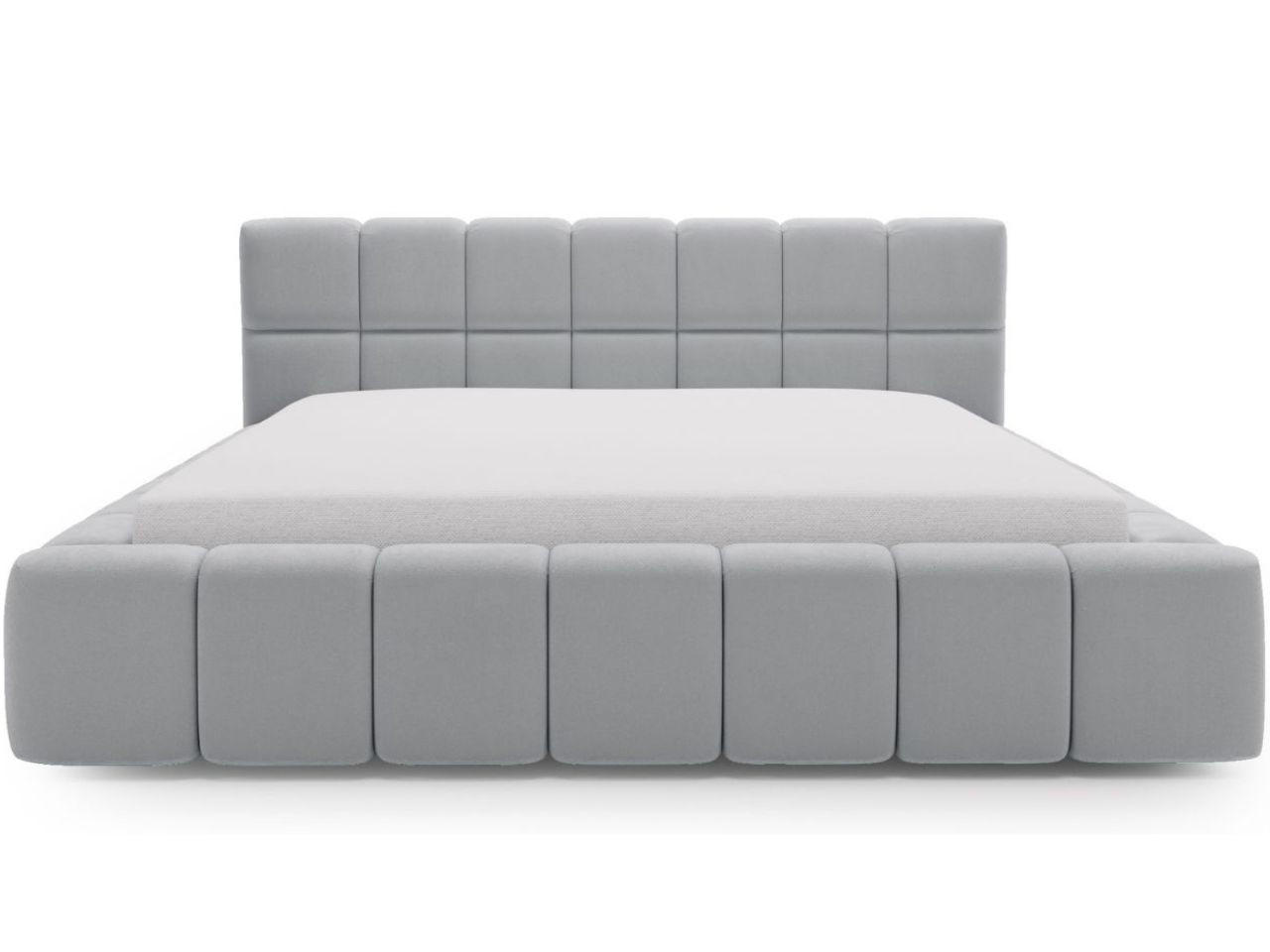 POLSTERBETT Alicante 140x200 Hellgrau - Hellgrau, Textil (140/200cm) - Graingold