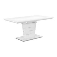 ESSTISCH ausziehbar - 6 bis 8 Personen - MDF lackiert - Weiß - AMELLE - Weiß, Holz (200/90/76cm) - Vente-Unique