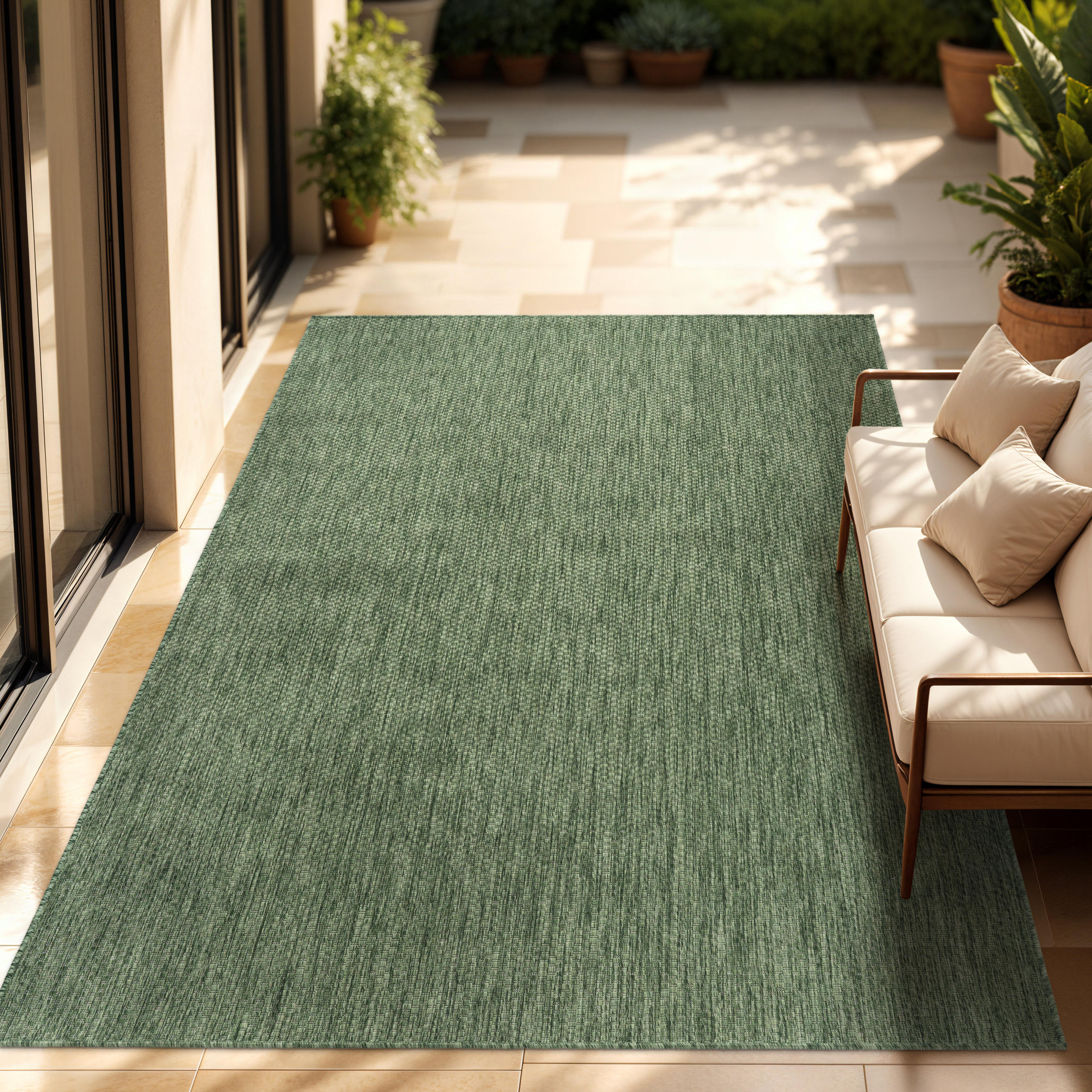 OUTDOORTEPPICH 240/340 cm Venedig 165 - Grün, Textil (240/340cm) - Paco Home