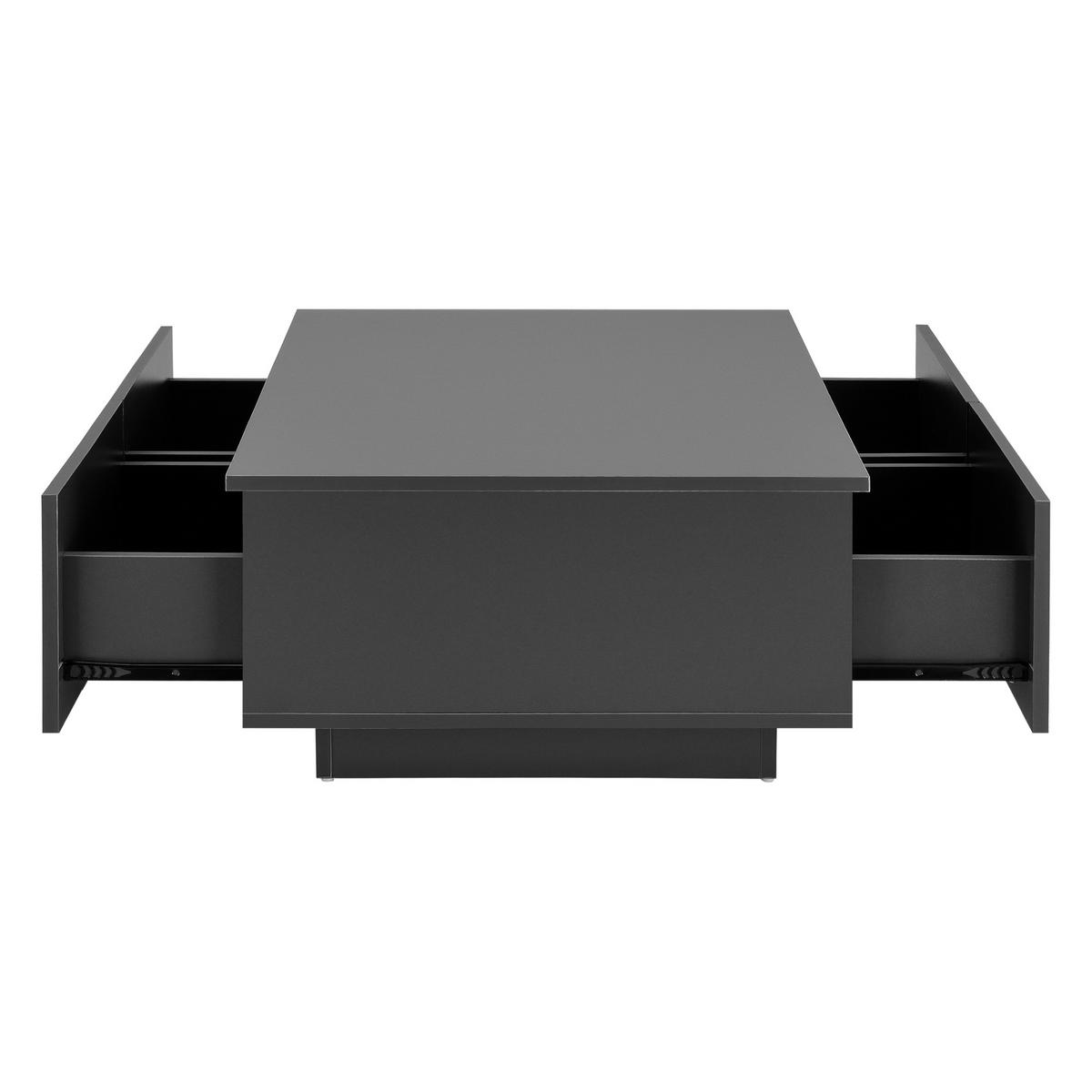 COUCHTISCH Kagiso 95/60/31 - Grau, Holzwerkstoff (60/95/31cm) - [en.casa]