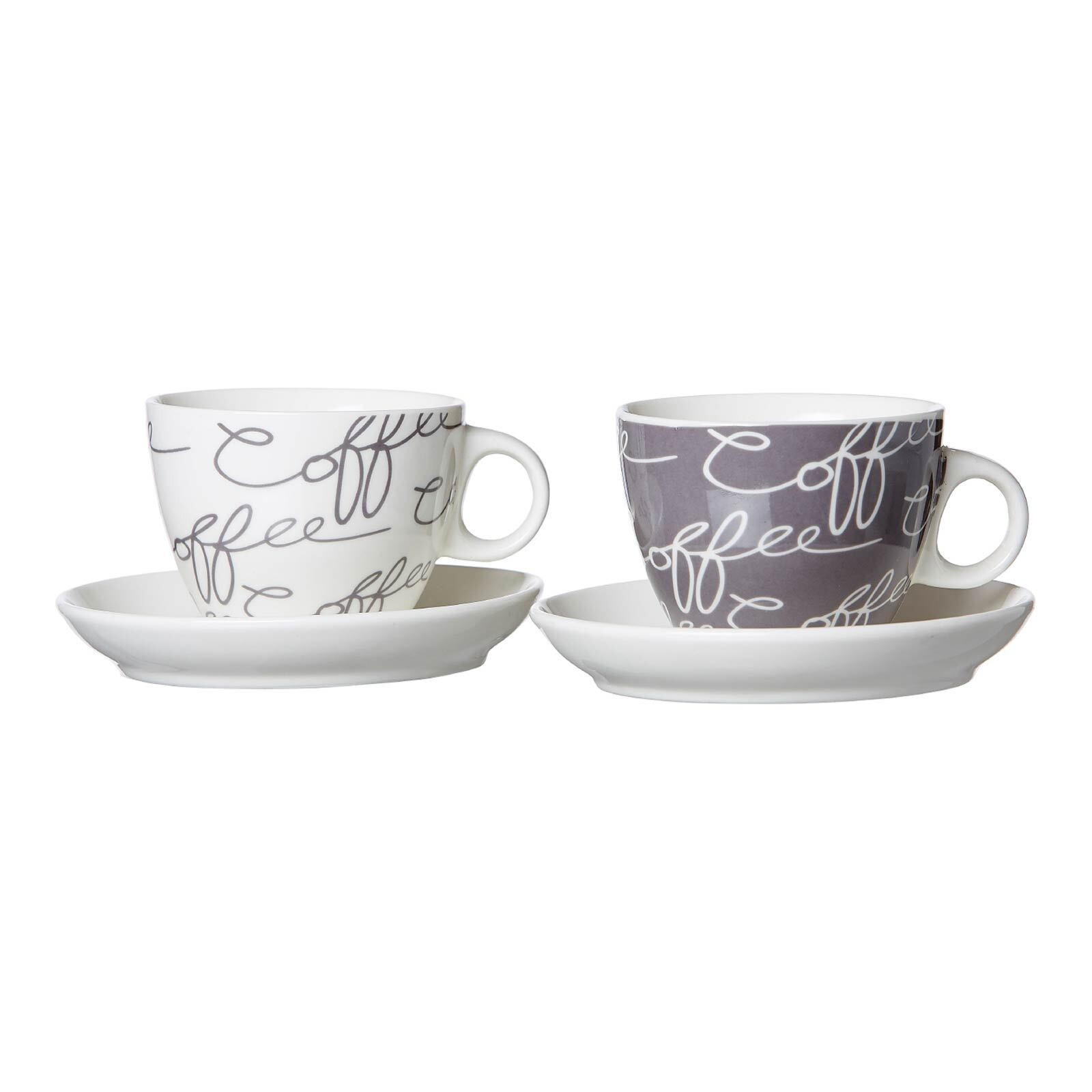 CAPPUCCINO-GESCHIRR Cornello bunt 4er Set - Multicolor, Keramik (0.18L) - Ritzenhoff Breker