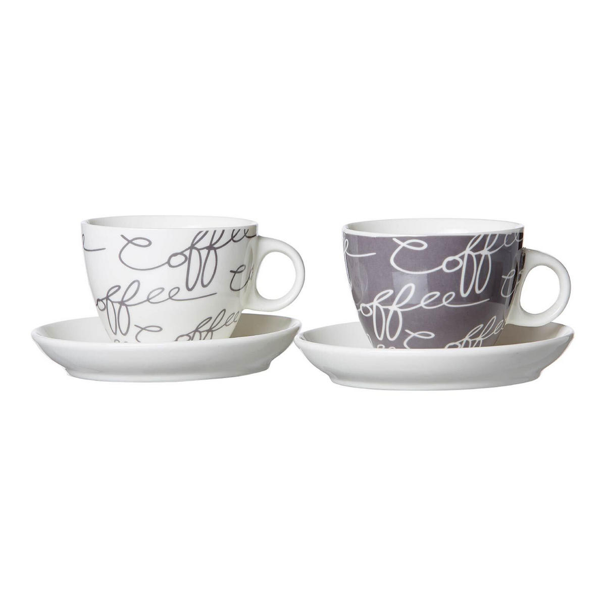 CAPPUCCINO-GESCHIRR Cornello bunt 4er Set - Multicolor, Keramik (0.18L) - Ritzenhoff Breker