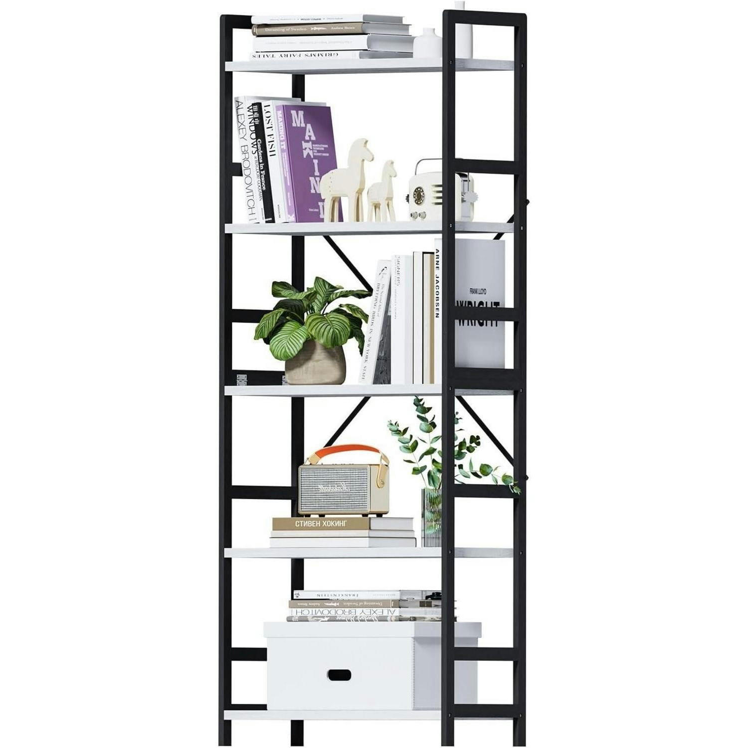 XXXLutz Bücherregal Schwarz 30x158x60 cm