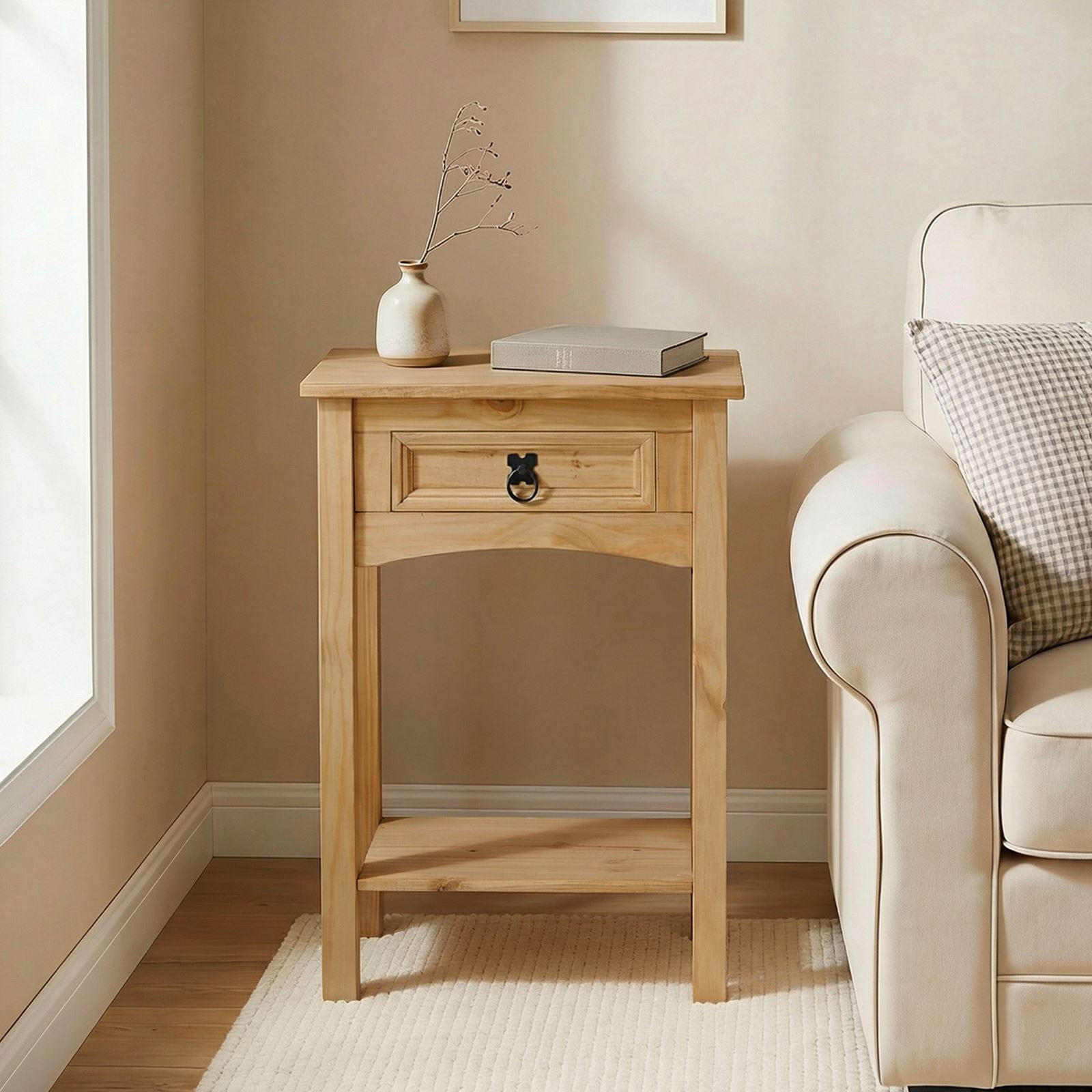 KONSOLENTISCH SALSA - Braun, Holz (35/53/73cm) - CARO-Möbel