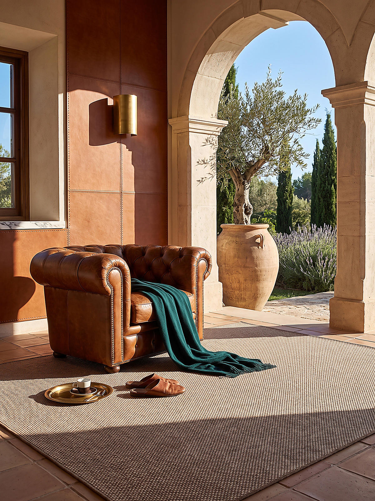 FLACHWEBTEPPICH Uni BORNO Polypropylen Natur 240 x 340 cm - Beige, Textil (240/340cm) - KADIMA DESIGN