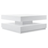 COUCHTISCH Florenz 76/76/38 cm - Weiß, Holzwerkstoff (76/76/38cm) - [en.casa]