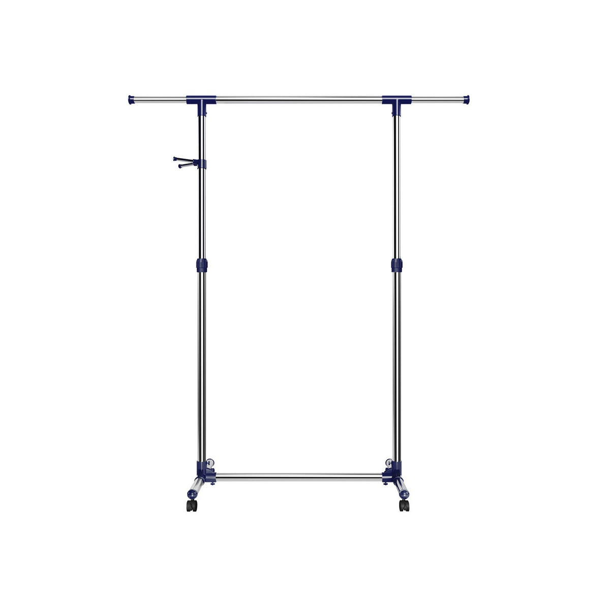 KLEIDERSTÄNDER - Blau, Metall (44/165/150cm) - Hansiro