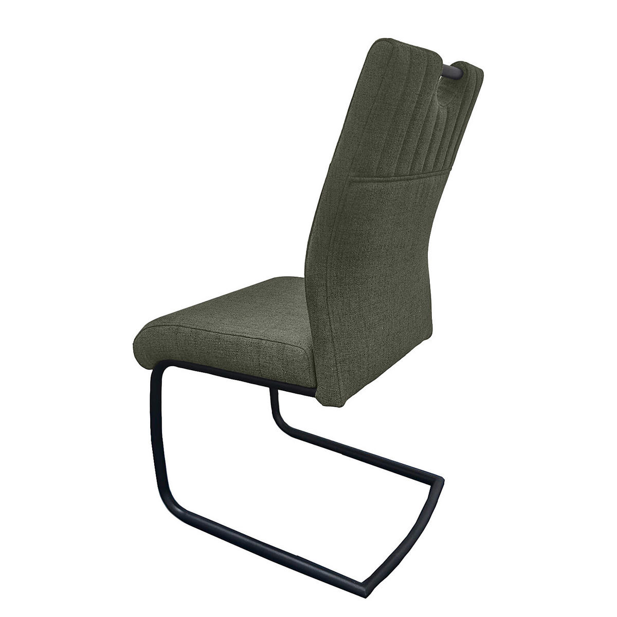 FREISCHWINGER - 2er-Set - Olivgrün, Textil/Metall (49/98/63cm) - home24