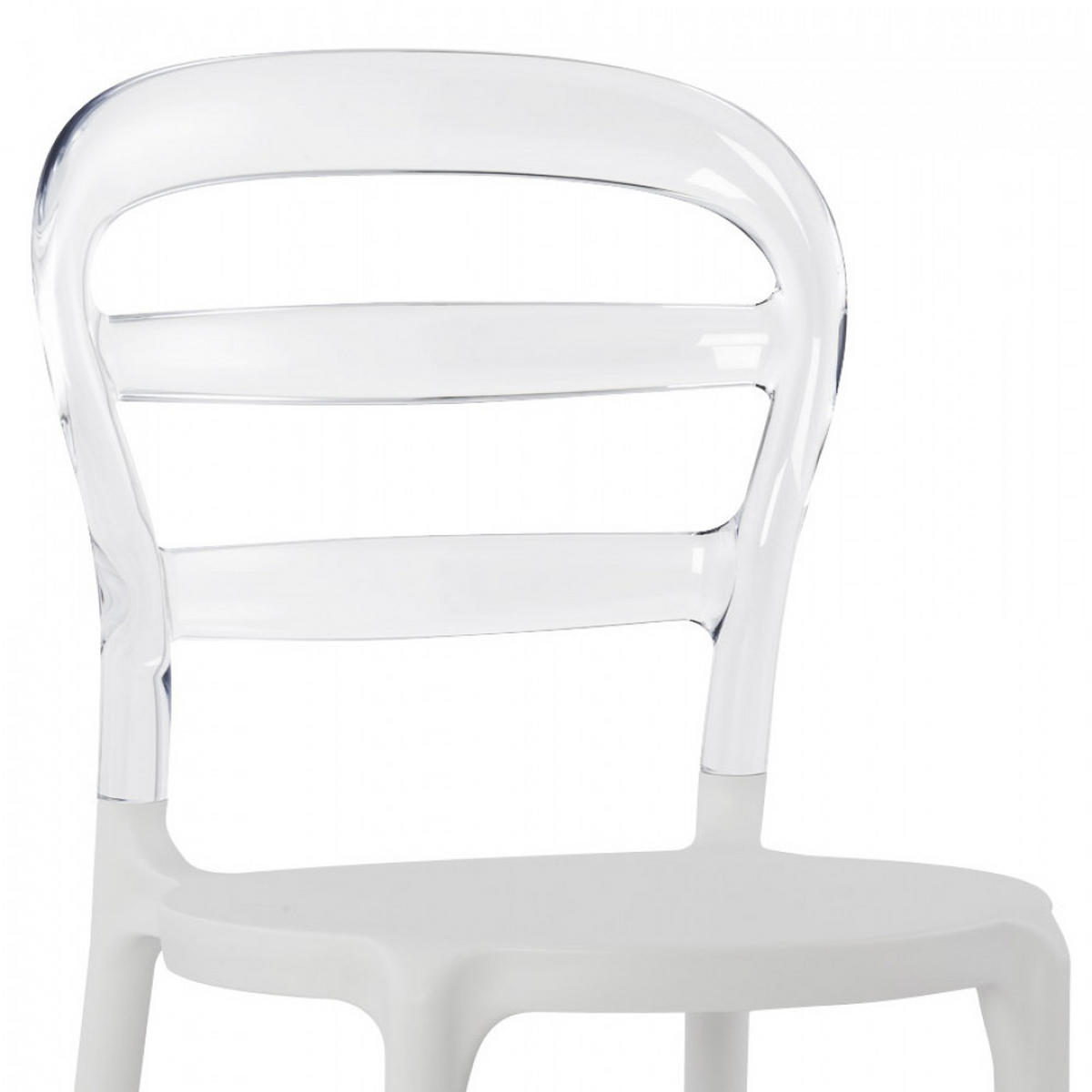 STUHL Weiß 42x85x50cm - Weiß, Kunststoff (42/85/50cm) - AlterEgo