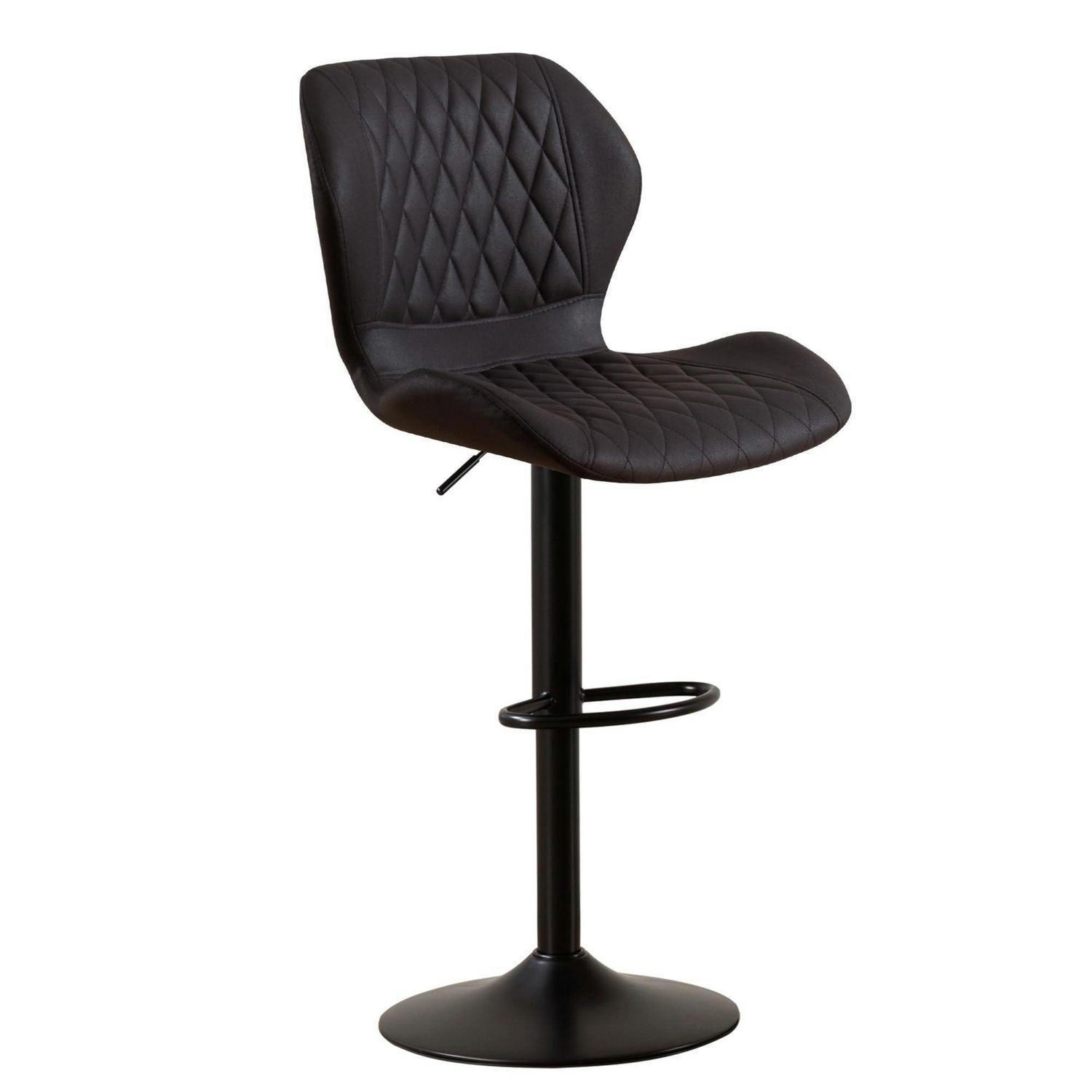 XXXLutz Barhocker Schwarz 46.5x111x38 cm