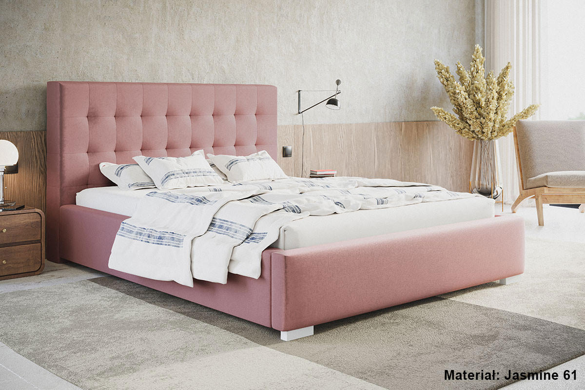 BETT Rosa BEN 2 120x200 cm - Rosa, Textil (120/200cm) - Sepro Meble