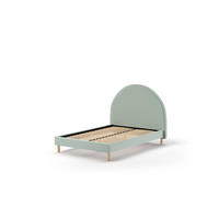 BETTGESTELL MOON Grün 147x212x132 cm - Grün, Holz - FURNLUX