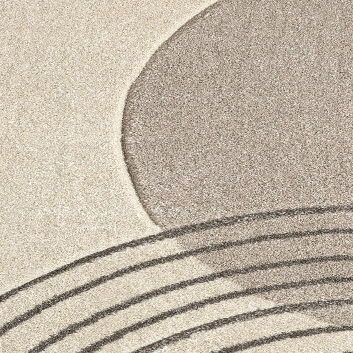 KURZFLOR-TEPPICH Bonito 7157 Braun 160x230 cm - Braun, Textil (160/230cm) - carpet city