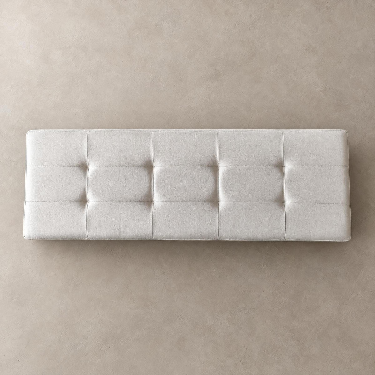 HOCKER mit Stauraum 110/38/38 cm - Beige, Textil (38/38/110cm) - SCENA LIVING