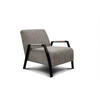SESSEL KOBE, taupe - Taupe/Schwarz, Holz/Textil (72/76/90cm) - Courtois Laville