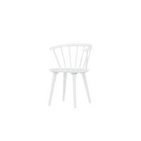 ESSZIMMERSTUHL BOBBY Weiß 55x53x76 cm - Weiß, Holz (55/76/53cm) - FURNLUX
