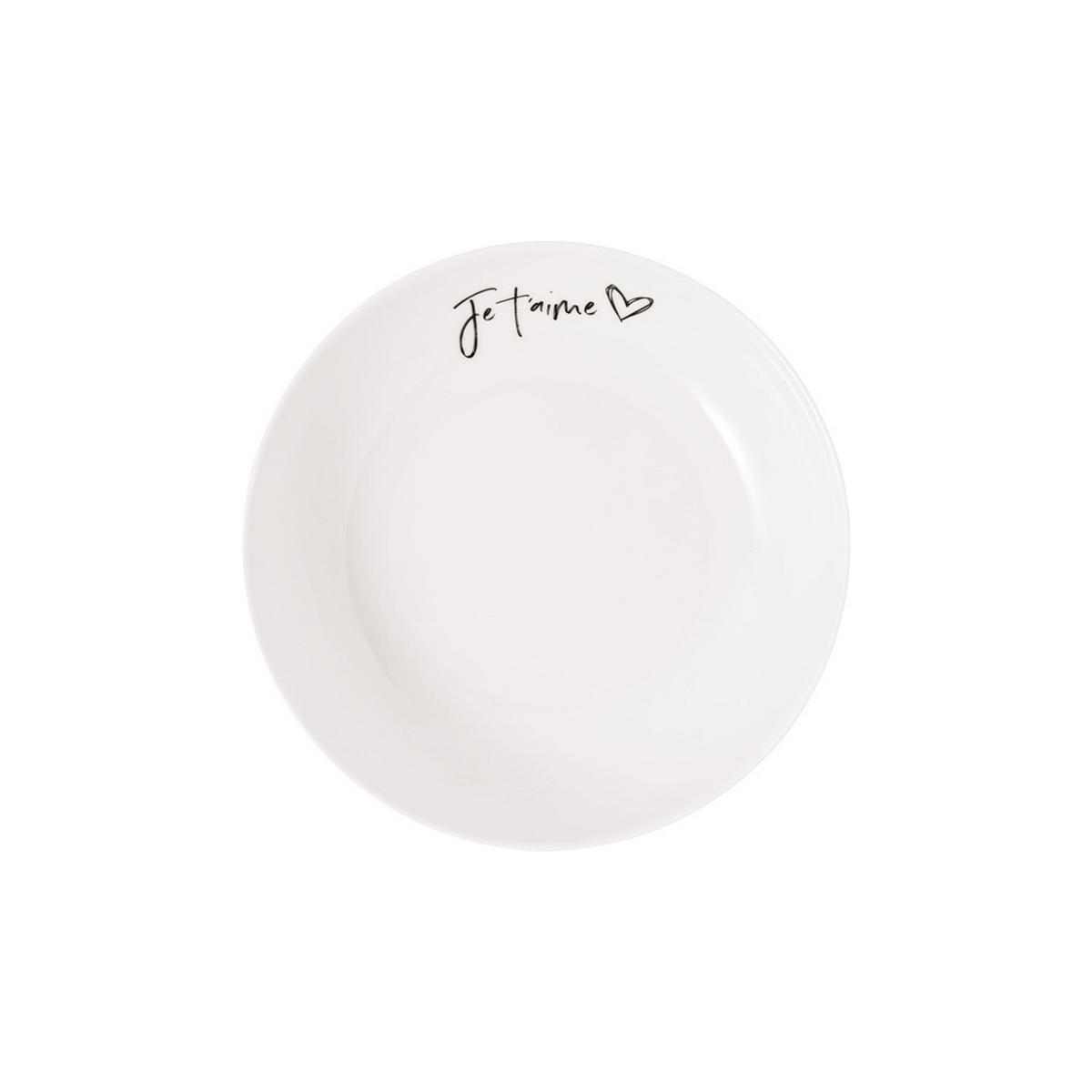 SCHALE JE T'AIME Statement weiß ø 18,7 cm - Weiß, Keramik (18.7cm) - Villeroy & Boch