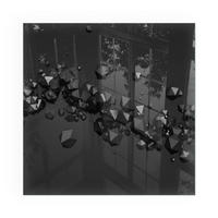 GLASPLATTE für Kamin 60x60 cm - Schwarz, Glas (60/60/0.4cm) - TULUP